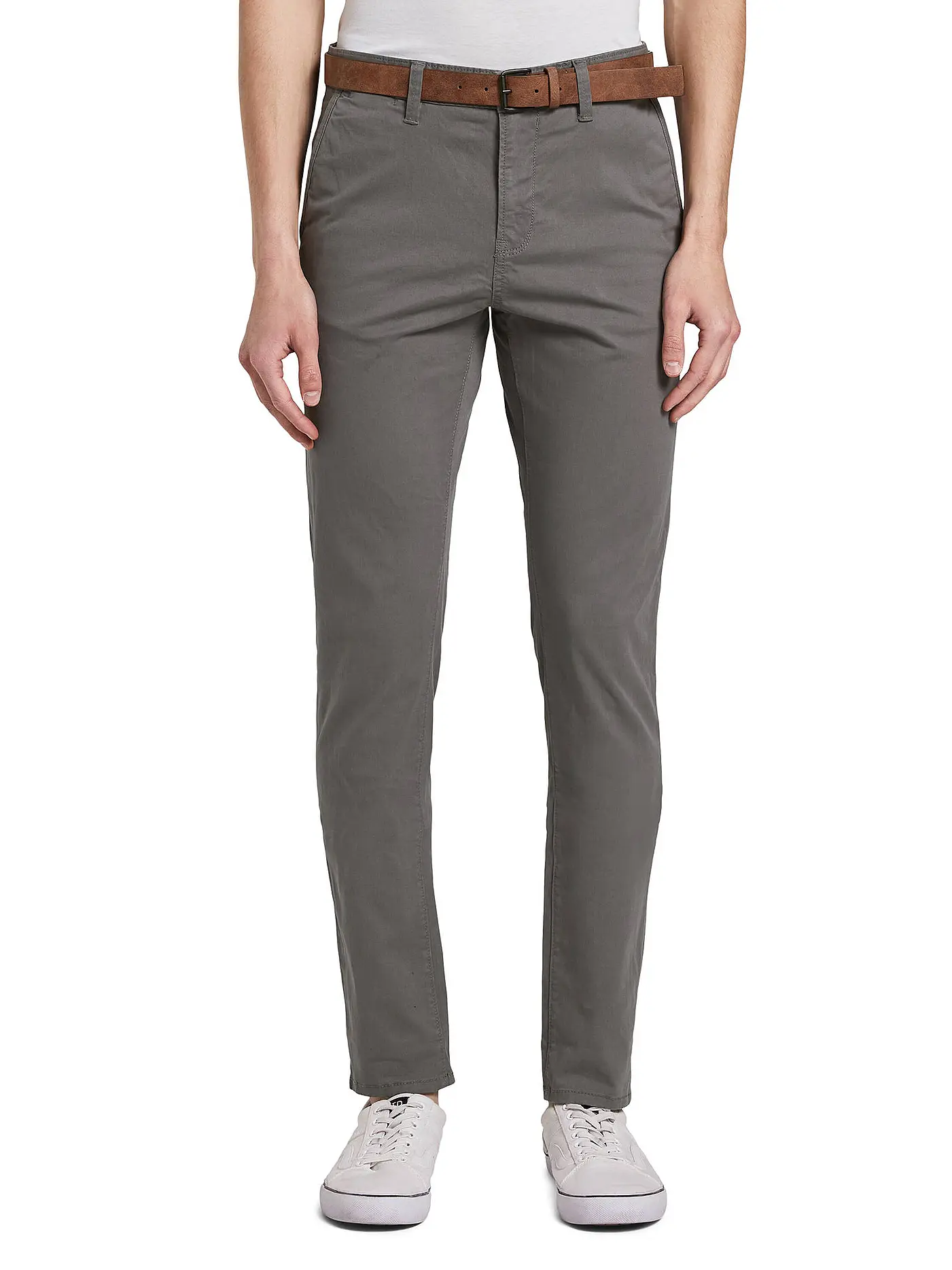 TOM TAILOR DENIM | Chino Slim Fit | grau
